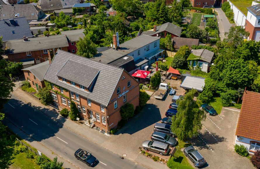 Luftaufnahme Hotel zur Seemöwe